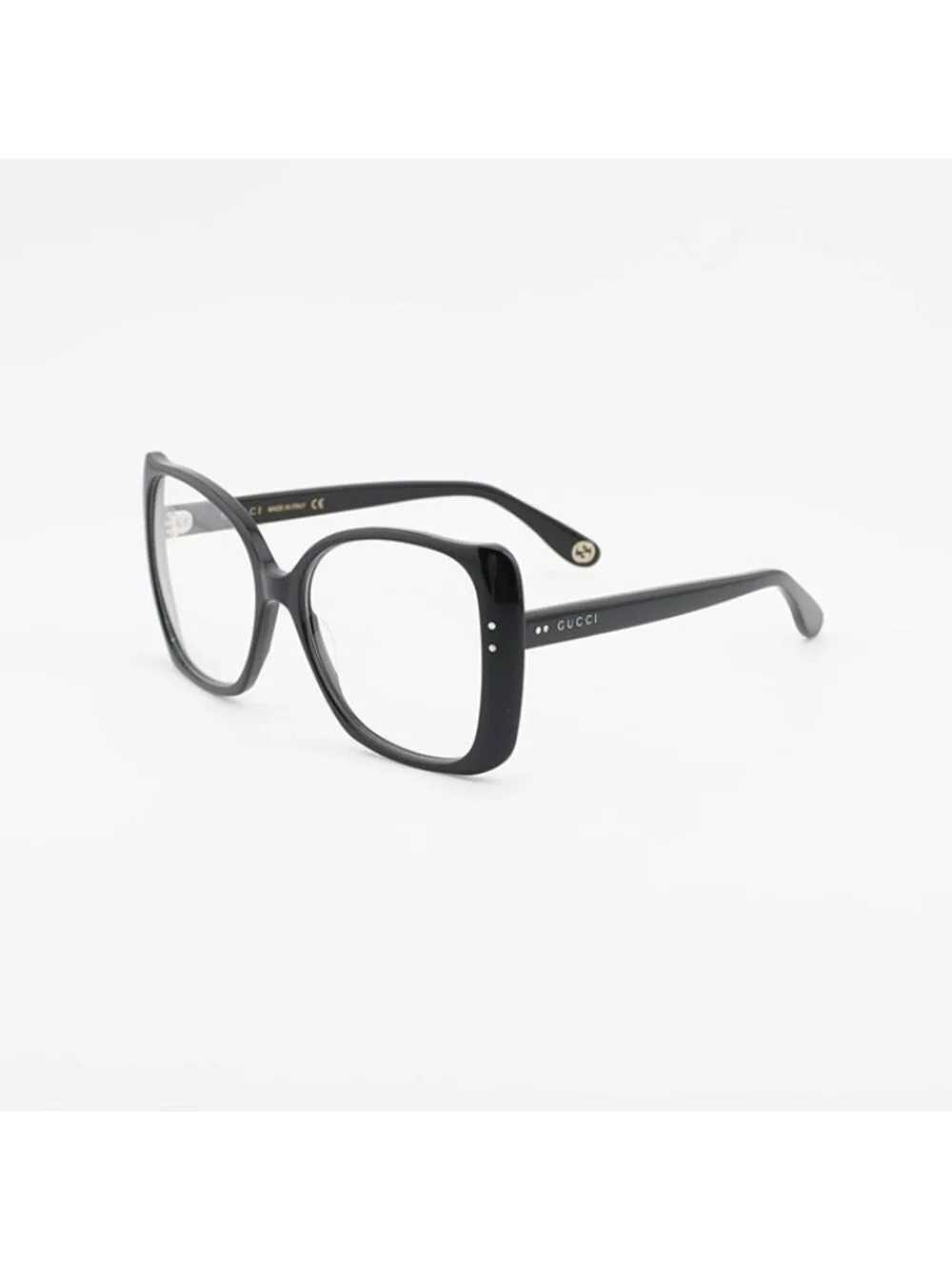 Gucci GG0473O 001 Eyeglasses Black 55mm Butterfly Frame